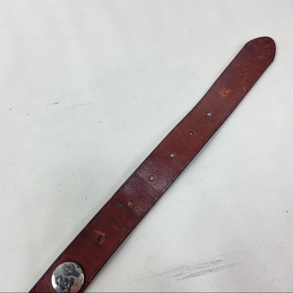 Mexican leather concho belt. 30 - Picture 6 of 8